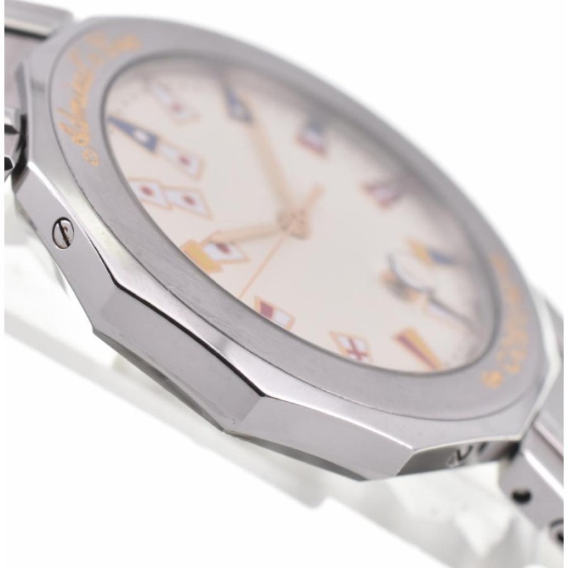 ☆良品【CORUM】コルム アドミラルズカップ 99.810.20 V550 デイト クォーツ メンズ P#110911 | LINEショッピング