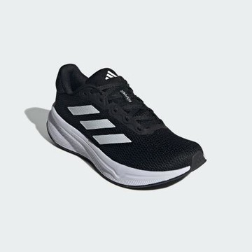US6.5=23.5CM adidas 慢跑鞋 Response 女鞋 黑 白 運動鞋 基本款 愛迪達 IH6018