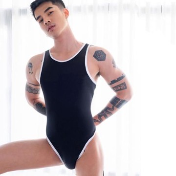 夏季莫代爾純色寬肩背心男潮運動透氣汗衫修身韓版打底衫無袖上衣