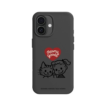 iPhone 16 SolidX 黑 - OSAMU GOODS - Jill & Cat 好朋友