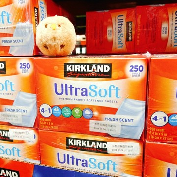 COSTCO 好市多 科克蘭 烘衣 烘衣柔軟去靜電紙 250張 柔軟 去靜電  Kirkland Signature