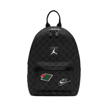 後背小包 Jordan Monogram Mini 滿版 黑 喬丹 JD2543009AD-001