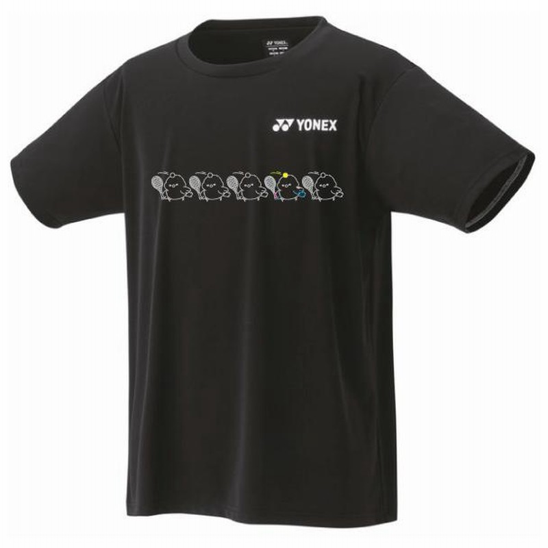 YONEX VOLTRAGE Tシャツ JP M 黒/黄 YONEX VOLTRAGE Tシャツ JP