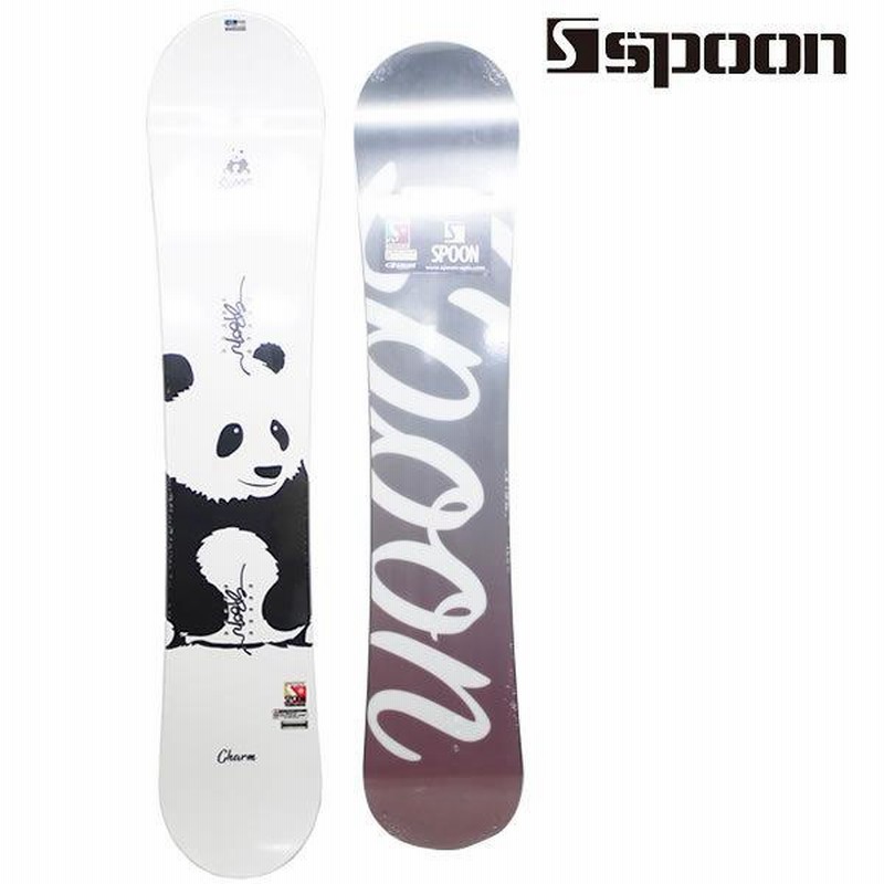 22-23 SPOON スノーボード CHARM LOW CAMBER: wht 正規品