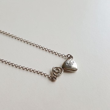 守護衛星-三角衛星-銀項鍊