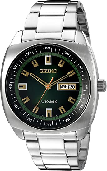 Seiko 精工【日本代購】男士手錶 SNKM97 不鏽鋼  - 銀