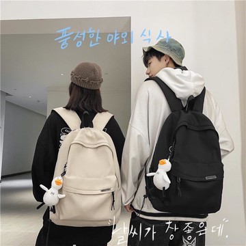 日韓風 學生後背包 大容量 後背包  多隔層防潑水 雙肩包 大學生背包 校園書包大容量 背包 書包 簡約後背包