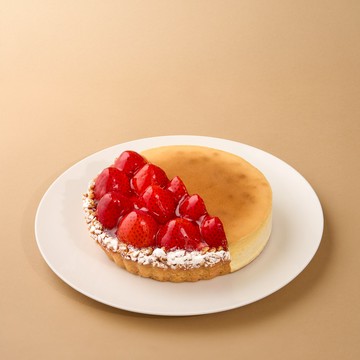 天蠍座生日快樂【橘村屋】草莓繽紛組合C（草莓派＋重乳酪）