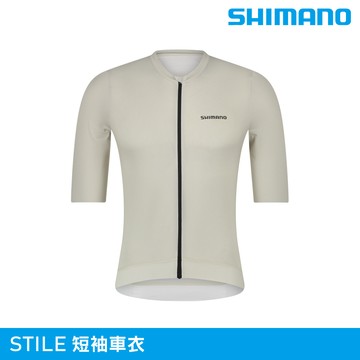 SHIMANO 男 短袖車衣 STILE｜羽毛米色 S-XXL (單車上衣 自行車衣 公路車衣)