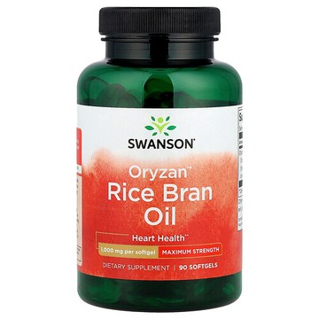 Swanson Vitamins, Oryzan™ 米糠油軟膠囊，1000 毫克，90 粒
