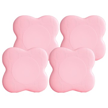 瑜珈護墊  19.5 x 19.5 x 1.8cm  櫻花粉  4個