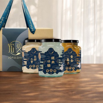 極濃雪耳燉3入文青提盒(380ml/罐)|白木耳 豐富多醣體 送禮首選