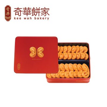【奇華-官方授權】手作蝴蝶酥禮盒(16片/盒 附提袋)