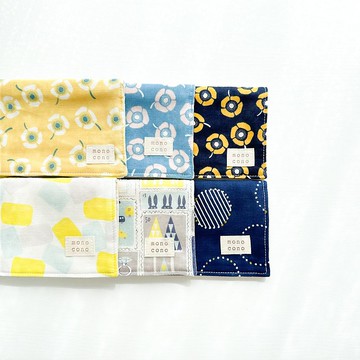 北歐圖案紗布手帕 有機棉紗布