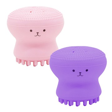 4675 章魚洗臉刷 雙面洗臉刷 臉部清潔按摩刷 毛孔清潔刷 矽膠洗臉刷 保養洗面洗顏刷