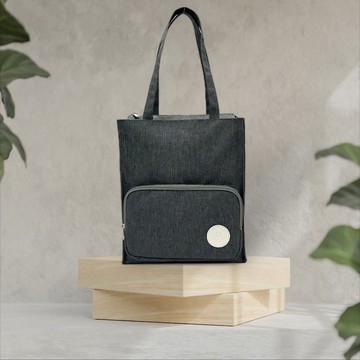 Soin Sewing 所以相縫 - 好好讀書書袋-銀河灰