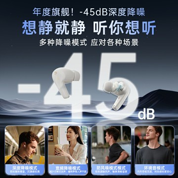 漫步者FitBuds Pro真運動游戲入耳式TWS耳機主動降噪新款