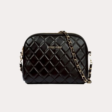 【MYMY】低調奢華 方形菱格長鍊包 (羊皮/側背/斜背/雙層收納空間/經典菱格)