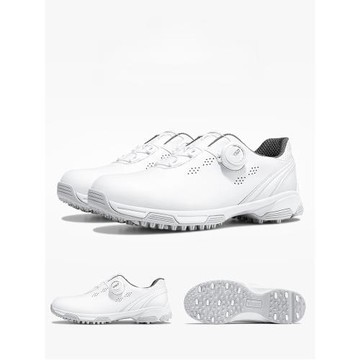 PGM專業高爾夫球鞋女士防水透氣旋鈕鞋帶防側滑運動女鞋小白鞋子