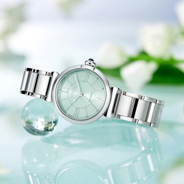 CITIZEN 星辰 L系列 限量 綠波 光動能時尚手錶 EM1070-83L