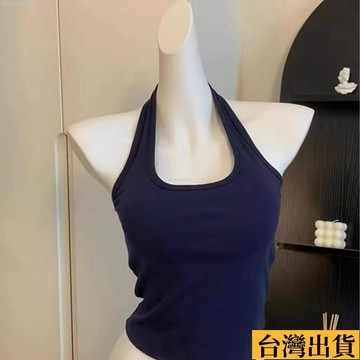 🌈台倉出庫🌈 上衣吊帶遮副乳寬鬆遮肉無袖上衣T恤寬肩打底背心春夏季新款掛脖美背吊帶背心女外穿修身內搭百搭打底無袖上衣