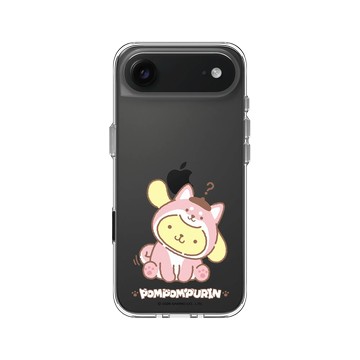 iPhone Air Clear Case（相機按鈕） 透明 - 三麗鷗-布丁狗30週年 PomPomPurin (30th Anniversary) - 柴犬變裝