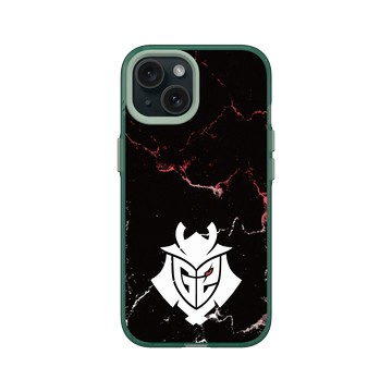 iPhone 15 Clear 憂墨綠 - G2 Esports - G2 Logo Marble