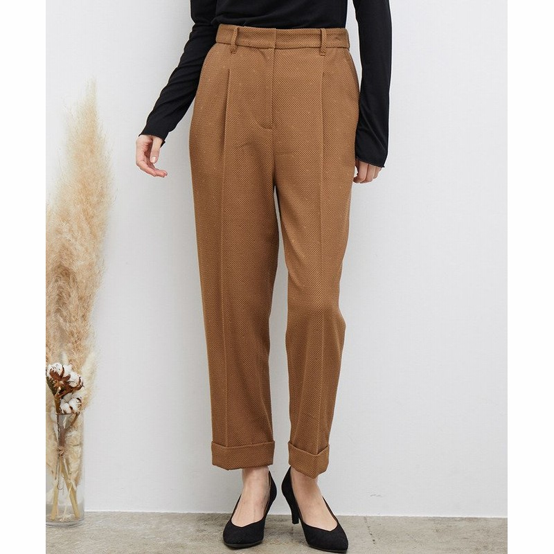 ロペピクニック ドットジャガードクロップドパンツ レディース ベージュ系 36 Rope Picnic 通販 Lineポイント最大get Lineショッピング