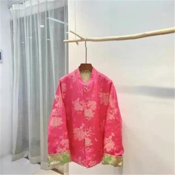 外貿出口一線品牌正品清貨2025寬松新中式改良唐裝國風外套上衣女