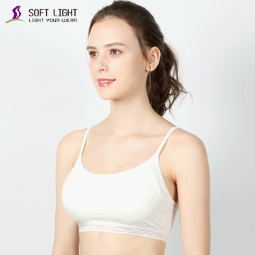 「輕量零感」美胸運動休閒內衣 (白色)
