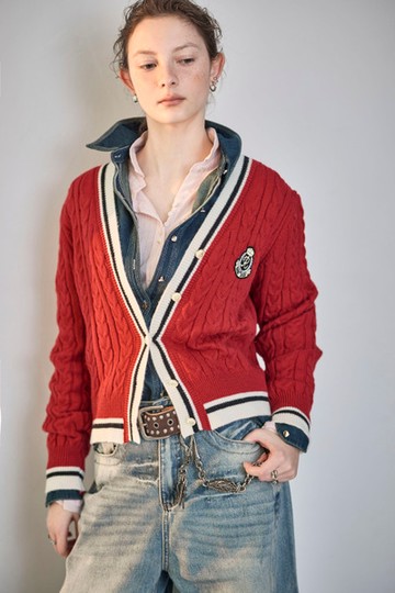 絲羊毛經典開襟外套