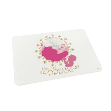 台灣製造 正版授權 迪士尼 公主系列 珪藻土吸水地墊-剪影奧蘿拉60*40*0.9cm_廠商直送