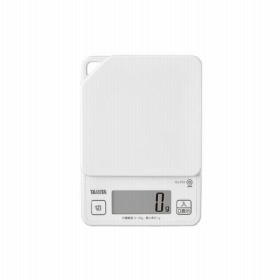 タニタ（TANITA） KJ213WH デジタルクッキングスケール ココナッツホワイト KJ114WH