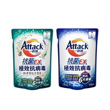 一匙靈 抗菌EX極效抗 病毒洗衣精 補充包1.5KG