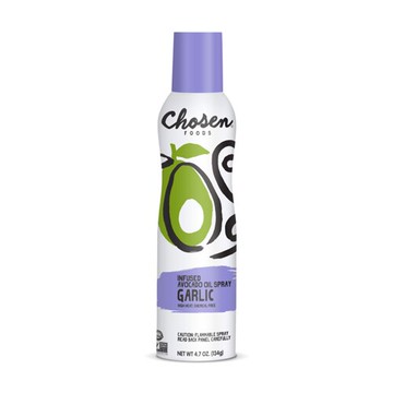 Chosen Foods Infused Avocado Oil Spray Garlic 4.7 oz
