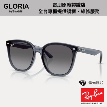 Ray Ban｜RB4423D-6592T3 橢圓膠框偏光太陽眼鏡【葛洛麗雅眼鏡】
