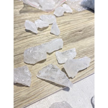 ⭐️現貨⭐️天然白水晶原石水晶原石毛料原礦擺件香薰水晶💗肥嘟嘟飾品批發💗