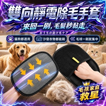 ⭐️現貨⭐️梳毛除毛雙面手套 寵物洗澡按摩手套 去廢毛 擼貓手套 耐抓耐咬 貓咪清潔 寵物梳毛 梳毛手套 狗 貓毛梳