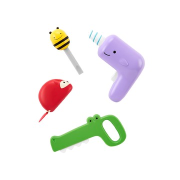 SKIP HOP 美國 ZOO小動物建築工具套組玩具