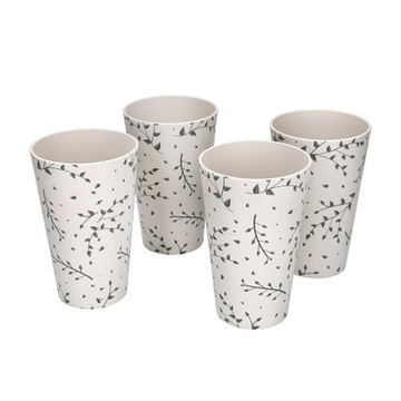 《Natural Elements》環保防摔水杯4入-草本450ml-- 水杯 茶杯 咖啡杯