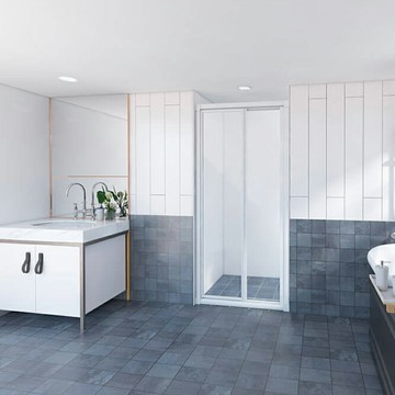 【itai 一太e衛浴】海龍2000 摺疊淋浴拉門 折疊門 鋁合金框+強化玻璃  淋浴門 寬度60-80cm含基本安裝【APP滿額下單10%點數(單一帳號最高5000點)】1/31止