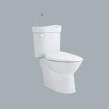 HCG麗佳多兩件式馬桶(附洗手裝置)30cm/CS4394AAdb