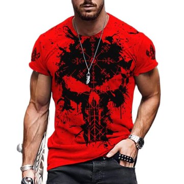 Personalized fashion short-sleeved T-shirt 個性時尚短袖T恤男