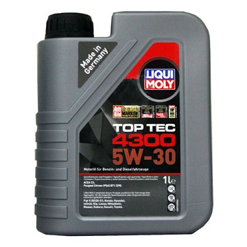 LIQUI MOLY 4300 5W30 TOP TEC 柴油車 #2323
