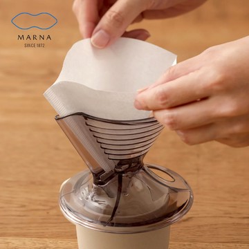 【太曼妮】新品上市|日本品牌 Ready to系列 螺旋手沖濾咖啡杯(1~2人份量) 適量130ml(K-768BK)