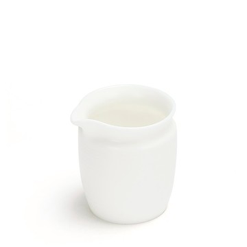 恬靜生活 羊脂玉白瓷公道杯茶海陶瓷功夫茶具配件分茶器家用公杯