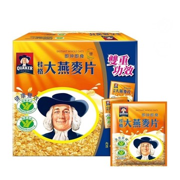 好市多 單包拆售賣場 桂格QUAKER 即沖即食大燕麥片隨身包 37.5公克