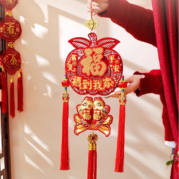 新年裝飾2025新款福到我家入戶掛件客廳大門掛飾過年福字布置春節【繁星小鎮】