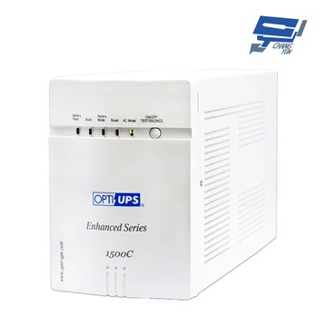 昌運監視器 opti-ups蓄源 es1500c 110v 經濟型 在線互動式不斷電系統 1500v