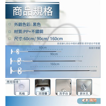 水管毛髮疏通棒 通管條 管道清潔 水管阻塞 水管疏通 水管刷 毛髮分解 按壓式 管道疏通夾